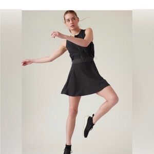 Athleta Black Venture Out Mini Dress